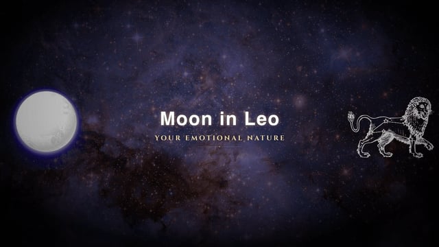 Moon in Leo