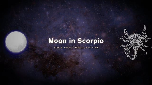 Moon in Scorpio