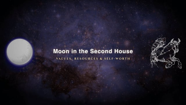 Moon in the second house
