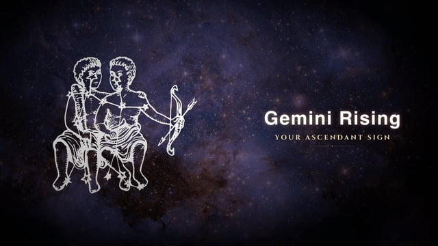 Gemini rising sign