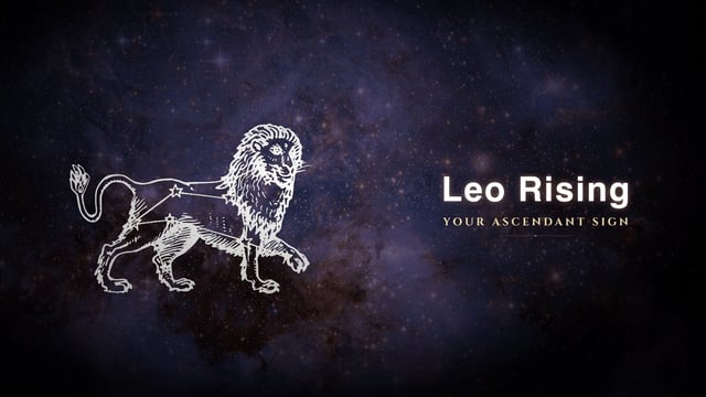 Leo rising sign