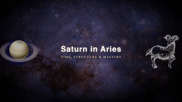 Saturn in Aries: The Will You Had to Fight For