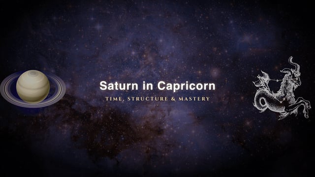 Saturn in Capricorn: The Authority Only Experience Can Build
