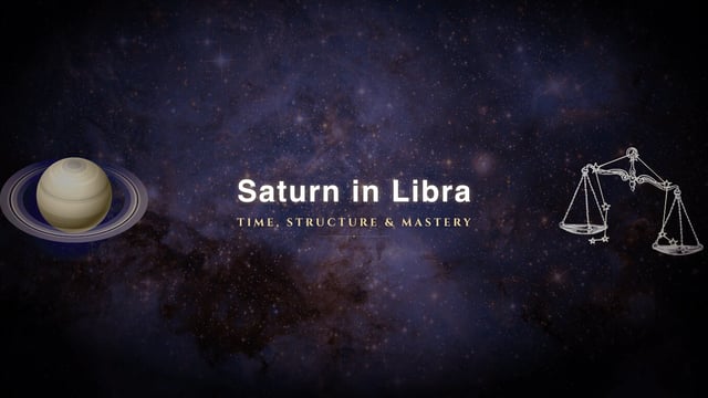 Saturn in Libra: The Partnership That Starts With Yourself