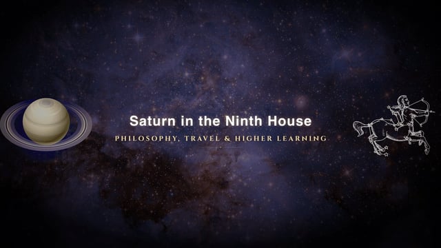 Saturn in the ninth house