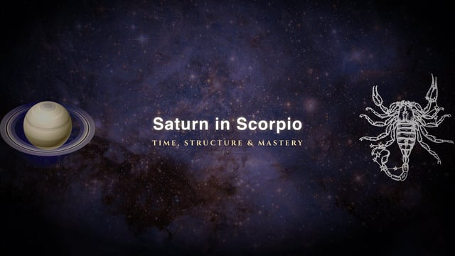 Saturn in Scorpio: The Door You Are Most Afraid to Open