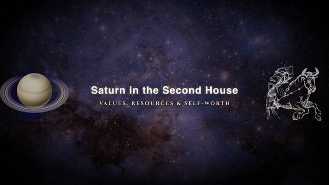 Saturn in the second house