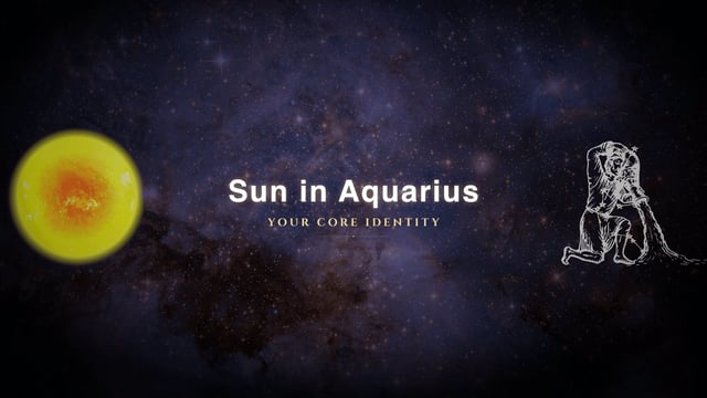 Sun in Aquarius