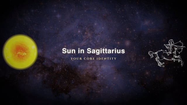 Sun in Sagittarius
