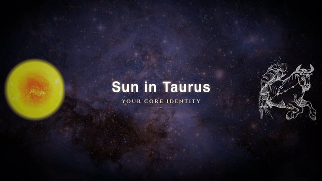 Sun in Taurus
