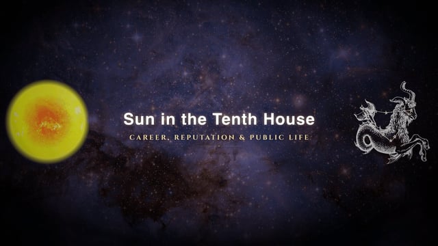 Sun in the tenth house