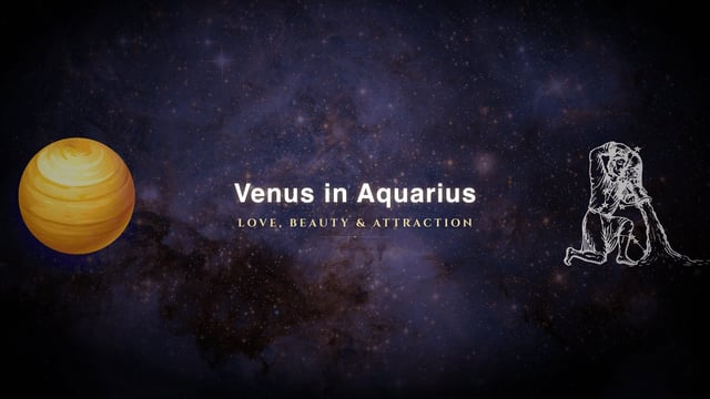 Venus in Aquarius