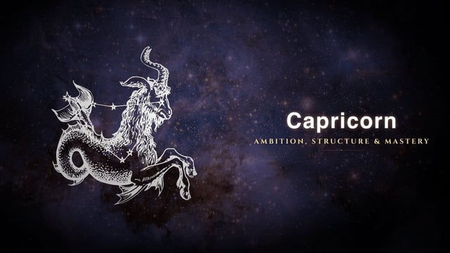 Capricorn zodiac sign constellation