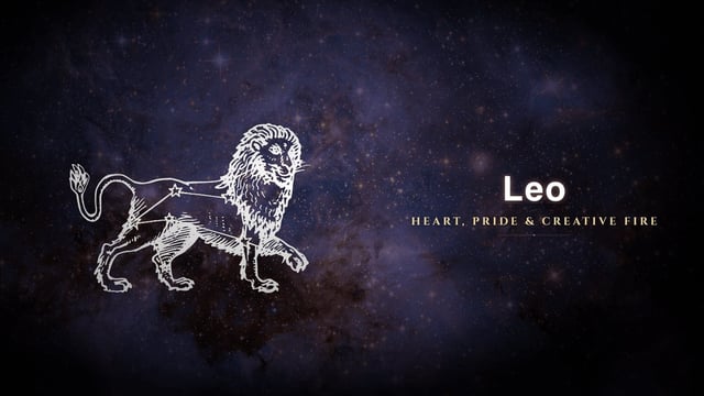 Leo zodiac sign constellation