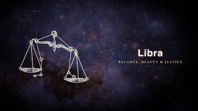 Libra zodiac sign constellation
