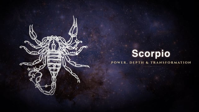 Scorpio zodiac sign constellation