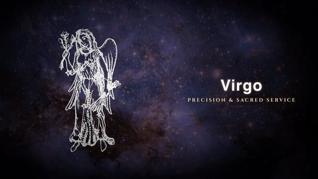 Virgo zodiac sign constellation