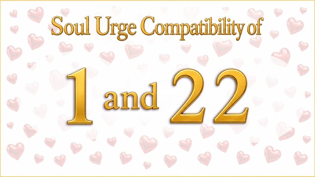 The Spark and the Cathedral: Soul Urge 1 and 22 Compatibility