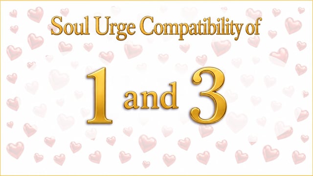 Spark Meets Color: Soul Urge 1 and 3 Compatibility