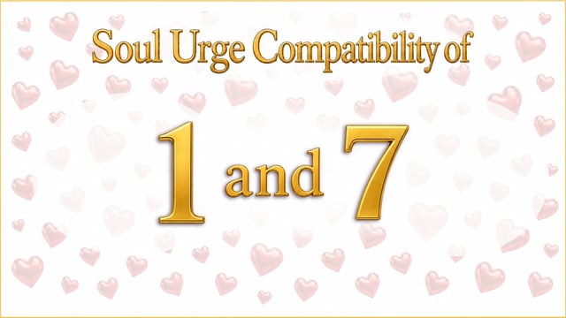 The Flame and the Reservoir: Soul Urge 1 and 7 Compatibility