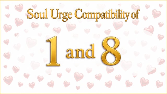 The Spark and the Circuit: Soul Urge 1 and 8 Compatibility