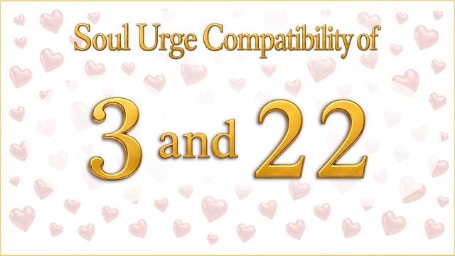 The Voice and the Cathedral: Soul Urge 3 and 22 Compatibility