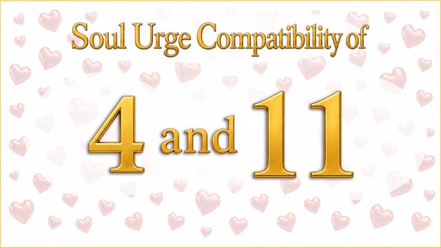 Solid Ground and the Restless Scale: Soul Urge 4 and 11 Compatibility