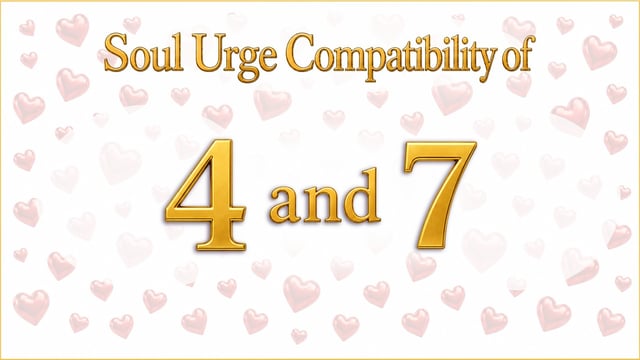 Solid Ground and Still Water: Soul Urge 4 and 7 Compatibility