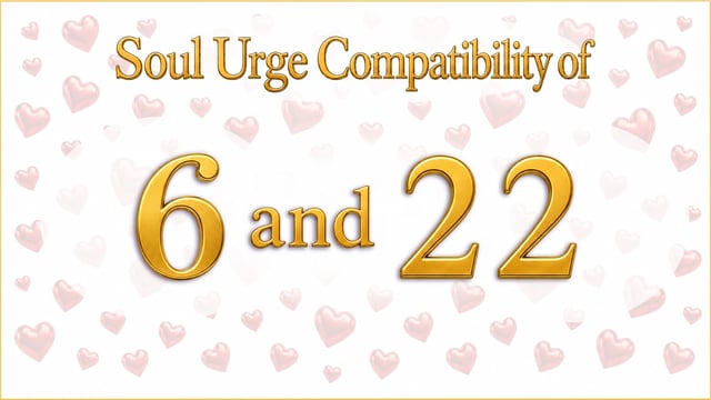 Wanting to Be Needed, Wanting to Build: Soul Urge 6 and 22 Compatibility