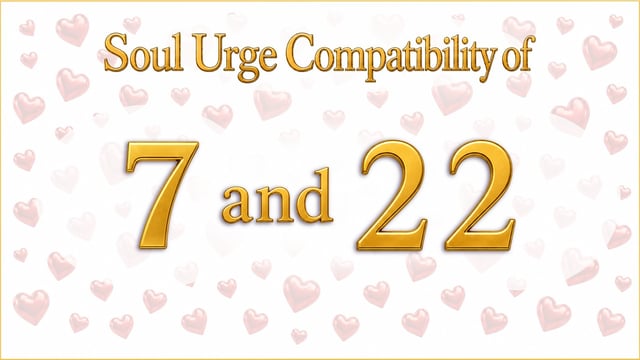 The Well and the Cathedral: Soul Urge 7 and 22 Compatibility