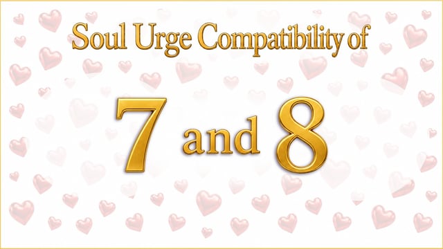 The Reservoir and the Current: Soul Urge 7 and 8 Compatibility