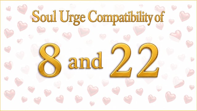 The Current and the Cathedral: Soul Urge 8 and 22 Compatibility