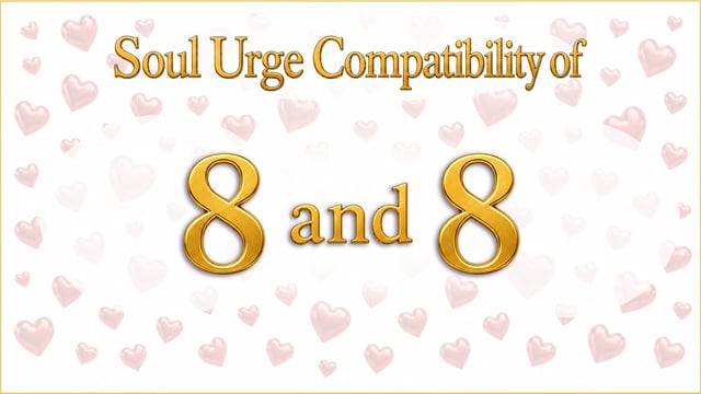 Two Loops of the Same Infinity: Soul Urge 8 and 8 Compatibility