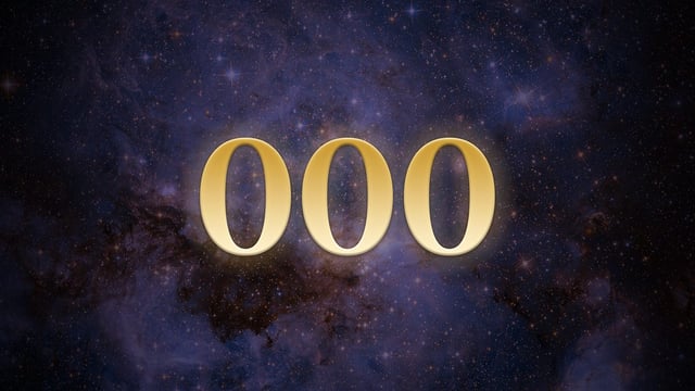 Angel number 000 meaning