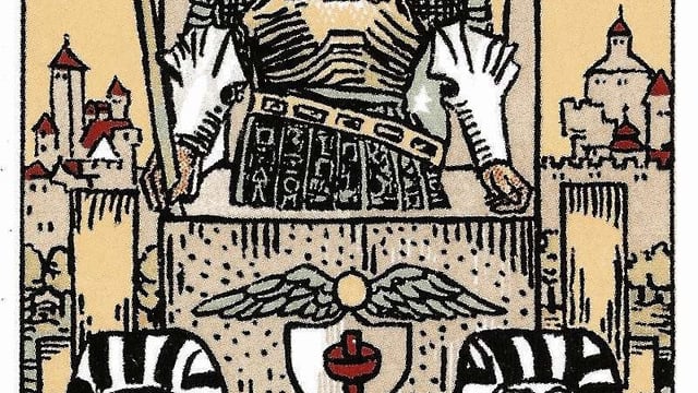 The Chariot Tarot Card from the Rider-Waite Tarot Deck