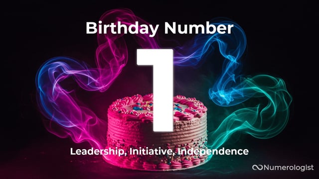 Birthday Number 1