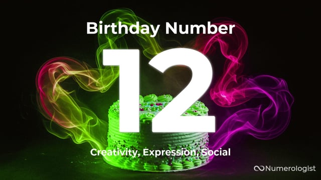 Birthday Number 12