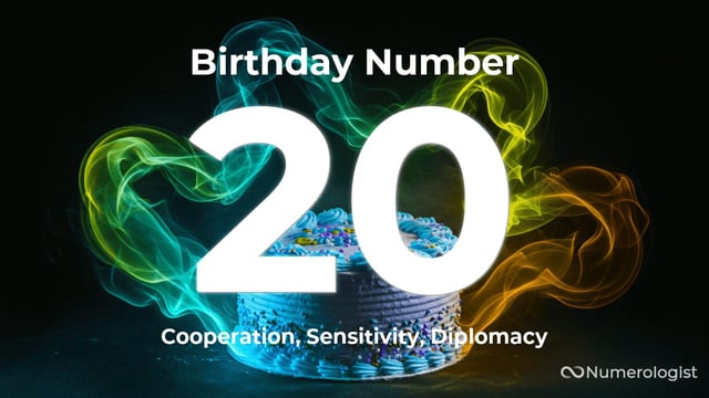 Birthday Number 20