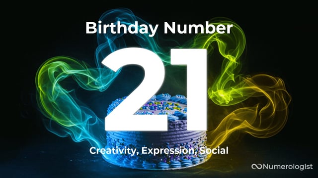 Birthday Number 21
