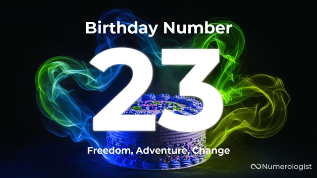 Birthday Number 23