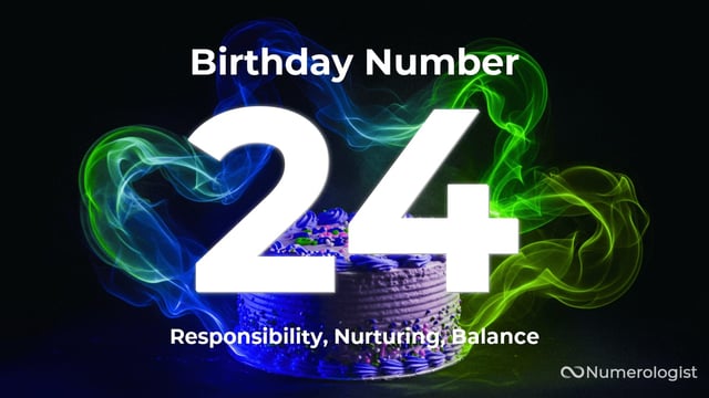 Birthday Number 24