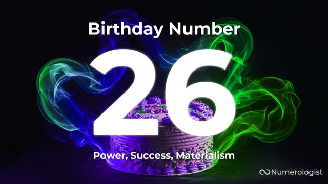 Birthday Number 26