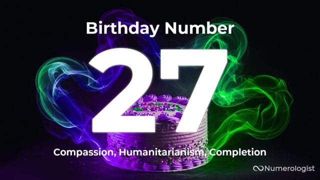 Birthday Number 27