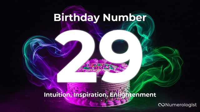 Birthday Number 29