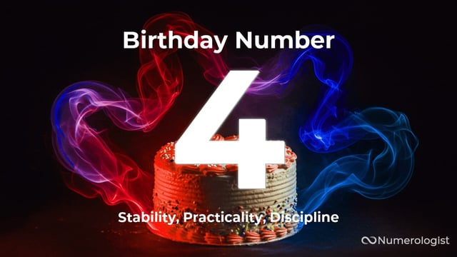 Birthday Number 4