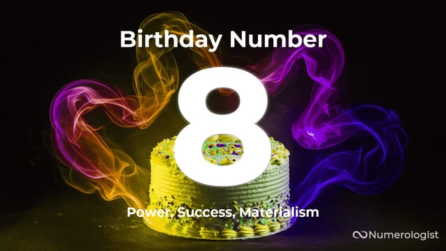 Birthday Number 8