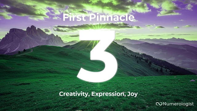 First Pinnacle Number 3