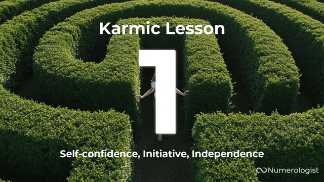 Karmic Lesson 1