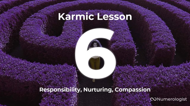 Karmic Lesson 6