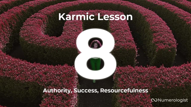 Karmic Lesson 8